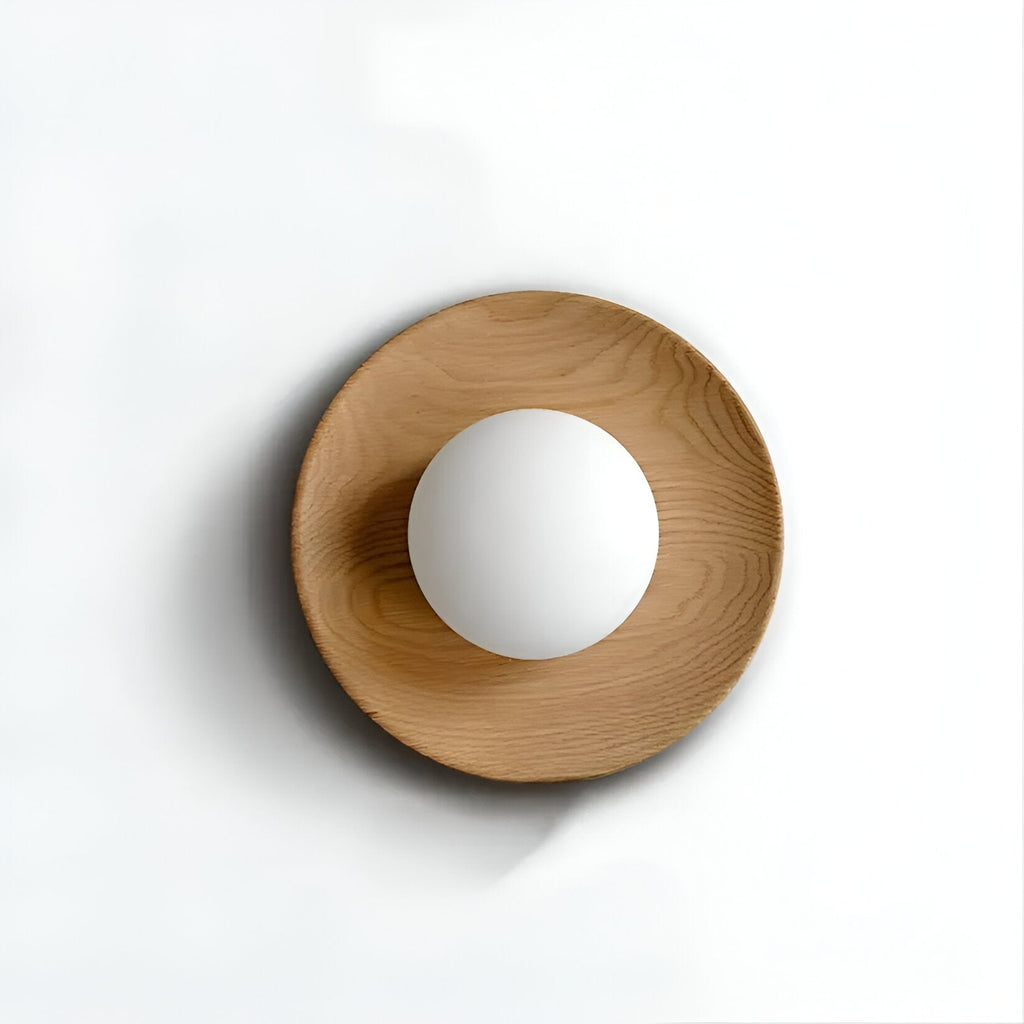 Solis Wall Light | Nordic Natural Wood LED Lighting